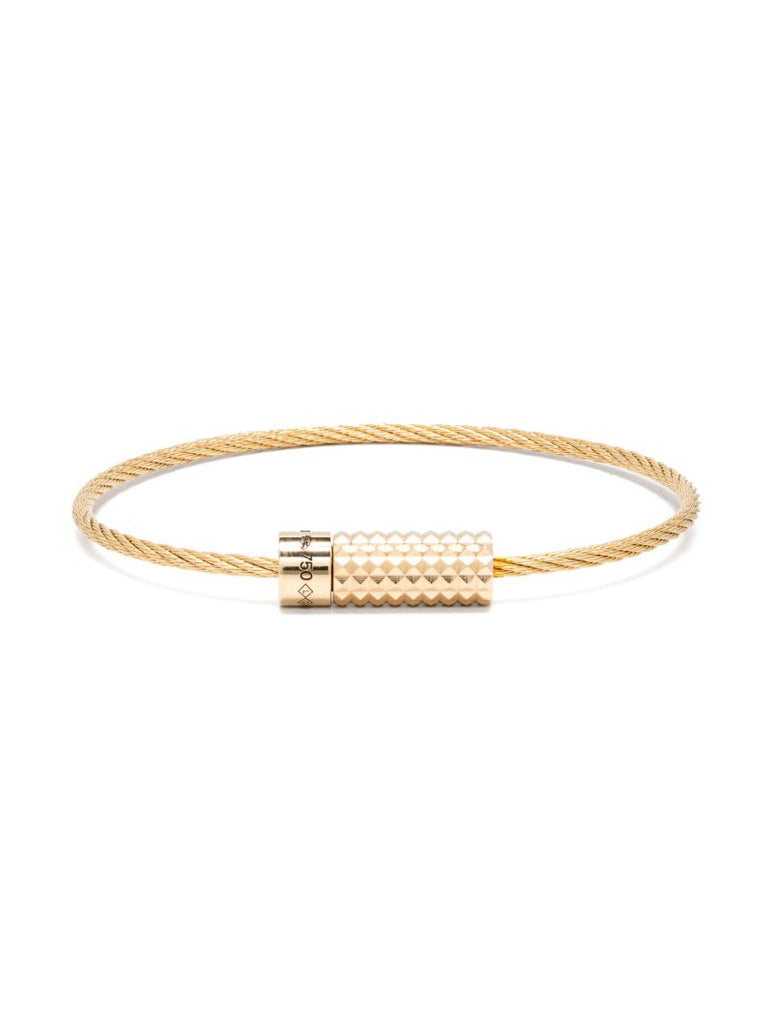 18k Yellow Gold Pyramid Bracelet