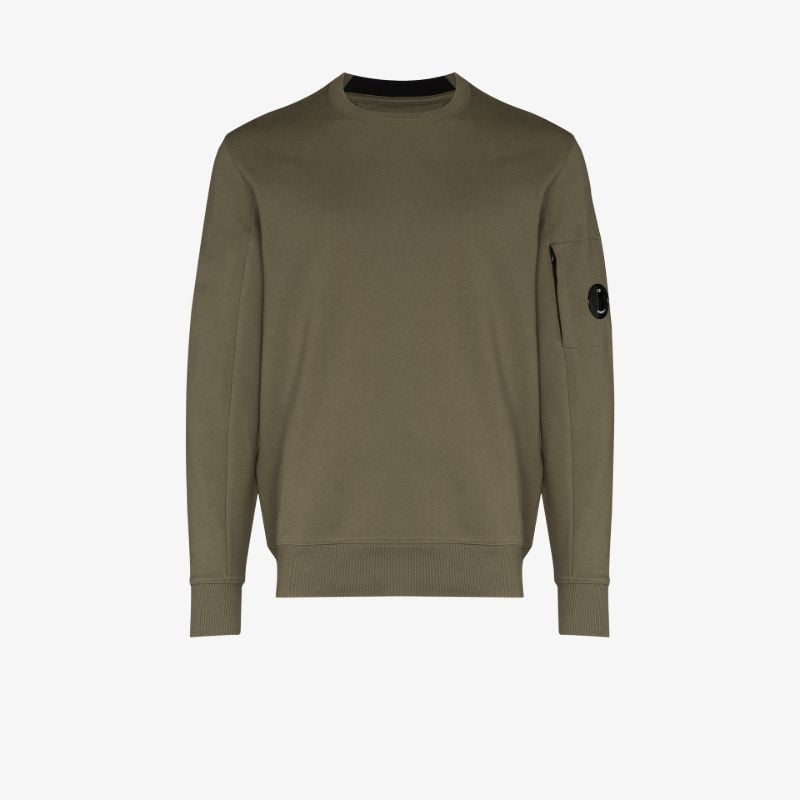 Diagonal Cotton Sweatshirt