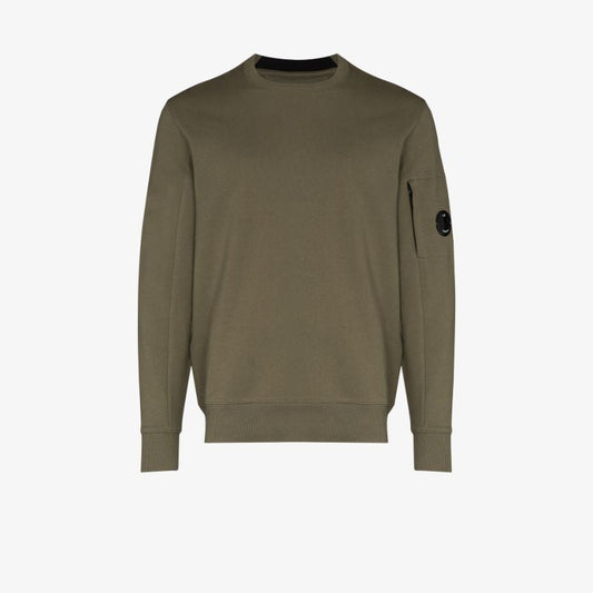 Diagonal Cotton Sweatshirt