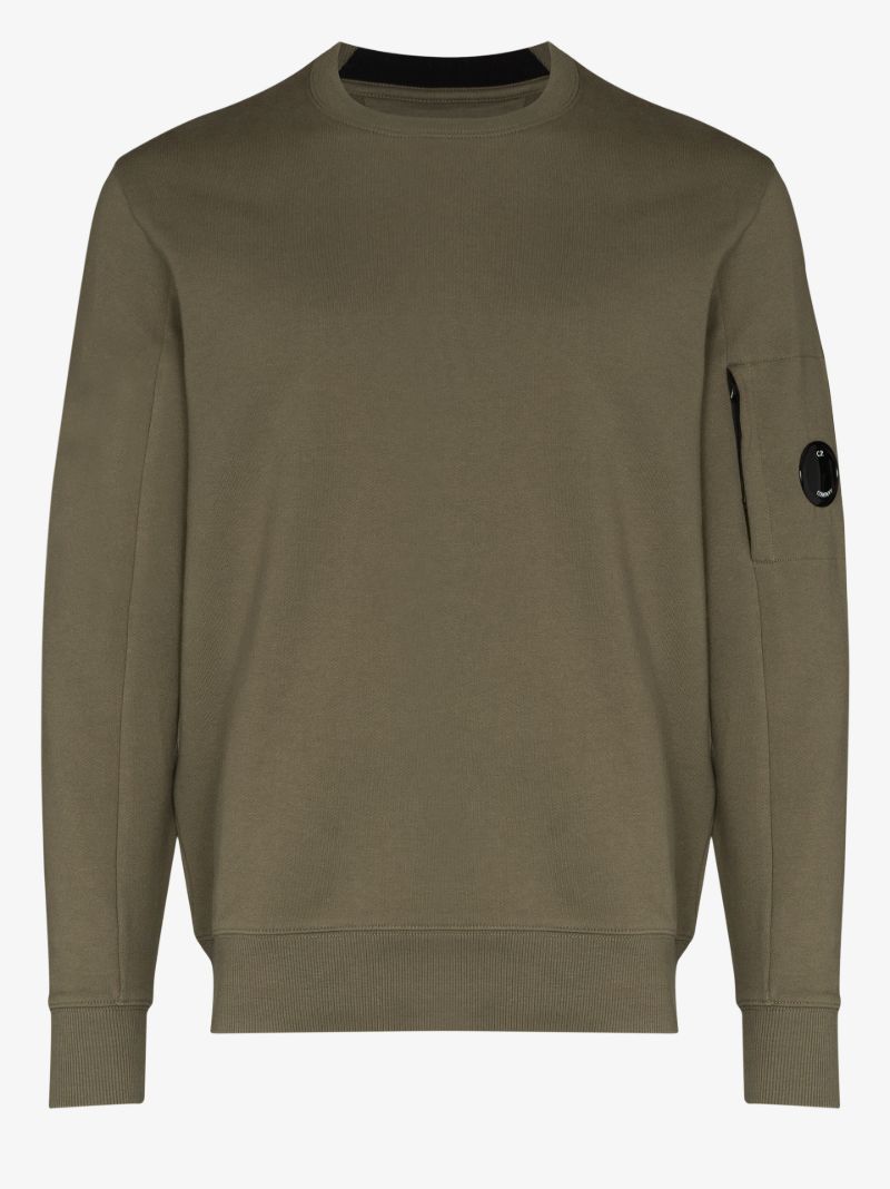 Diagonal Cotton Sweatshirt
