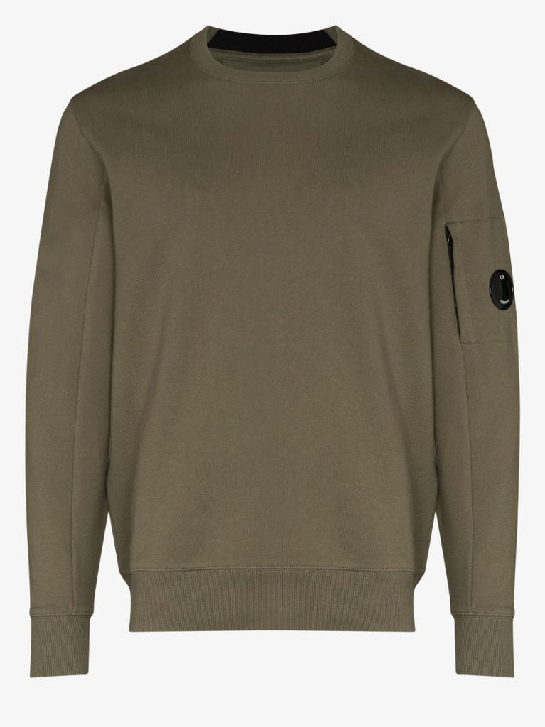 Diagonal Cotton Sweatshirt