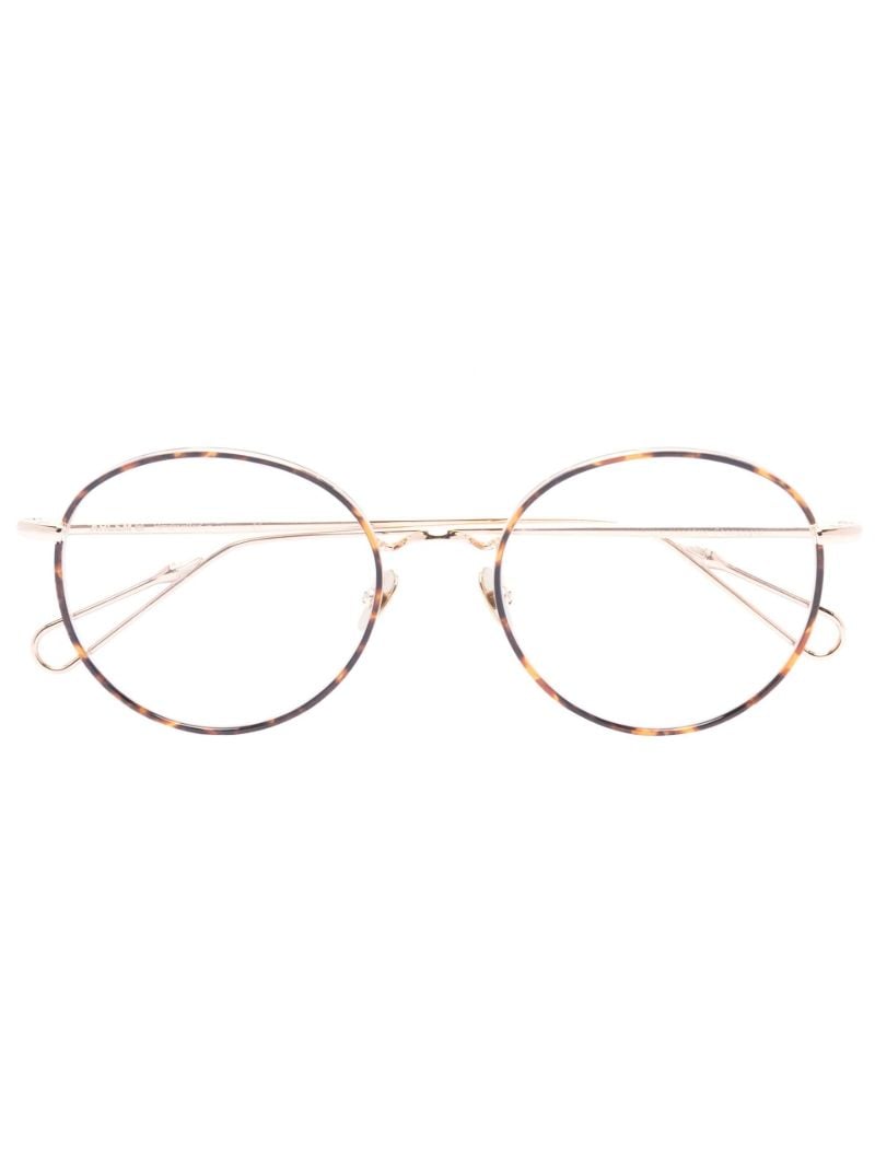 Gold-tone Vendome Round Optical Glasses