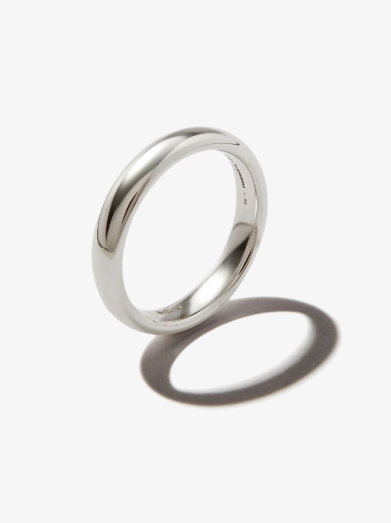18k White Gold La 6g Polished Wedding Ring
