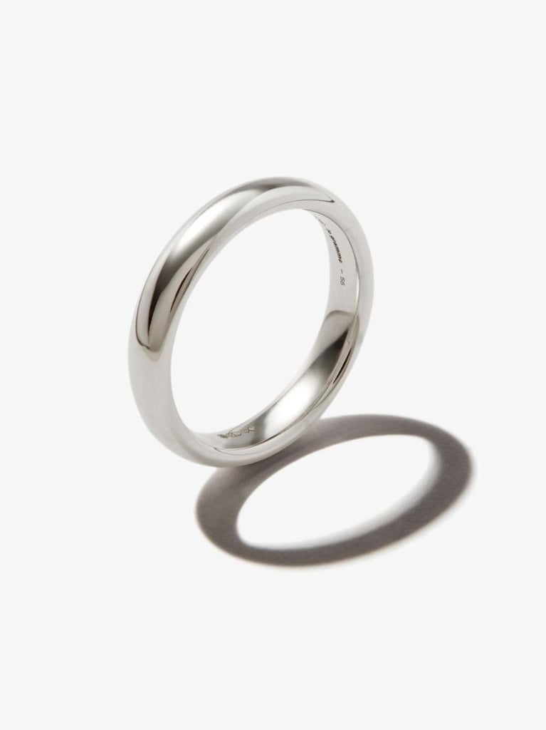18k White Gold La 6g Polished Wedding Ring
