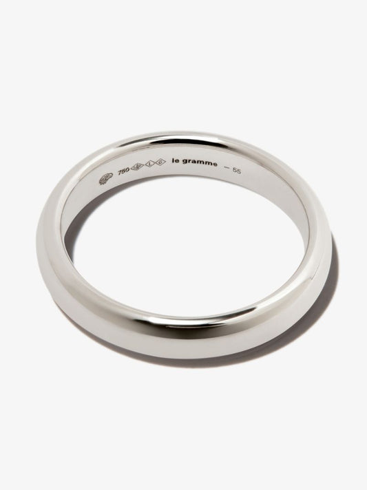 18k White Gold La 6g Polished Wedding Ring