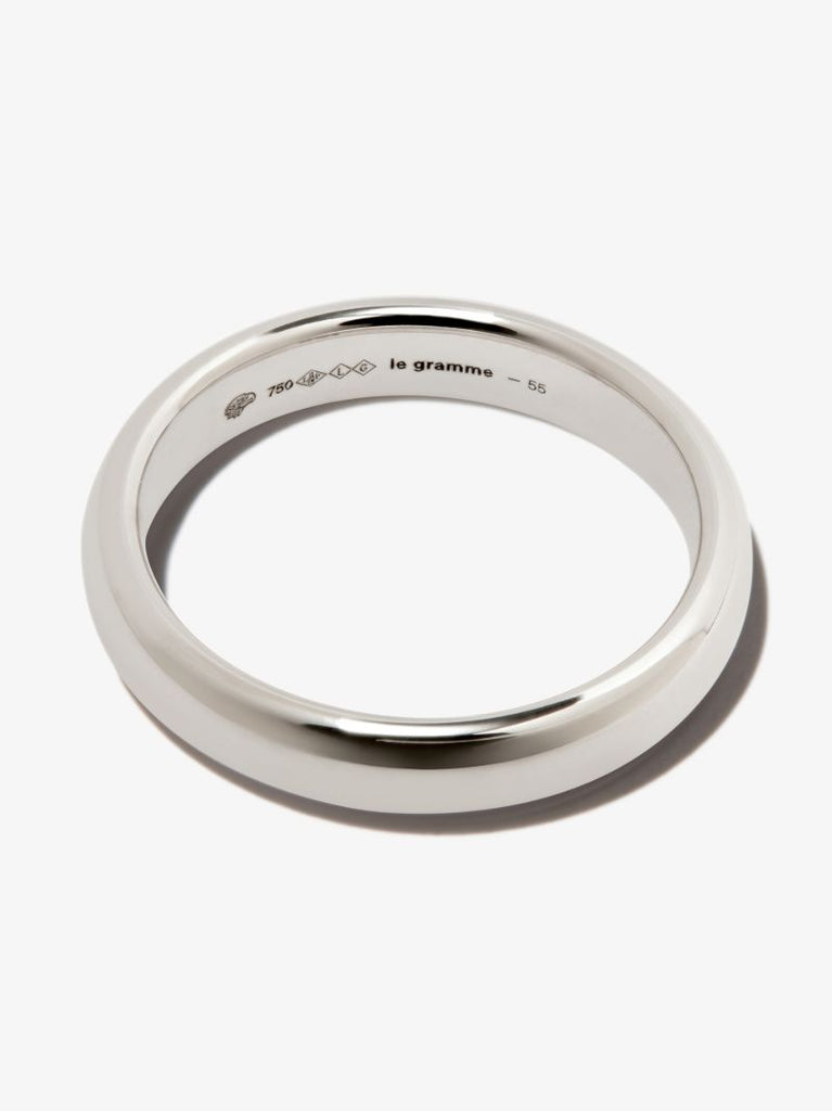 18k White Gold La 6g Polished Wedding Ring