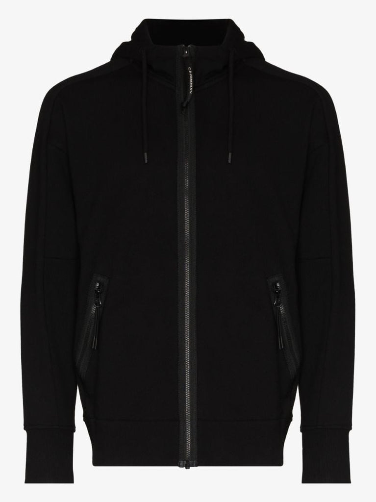 Diagonal Raised Fleece Goggle Hoodie