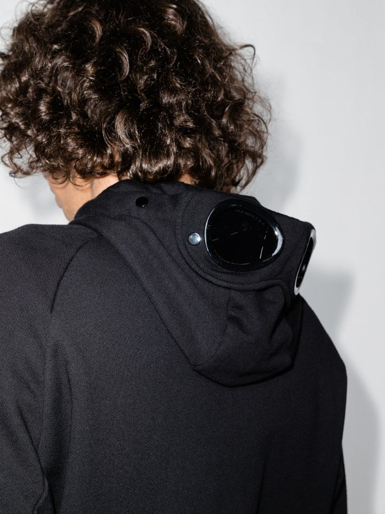 Diagonal Raised Fleece Goggle Hoodie