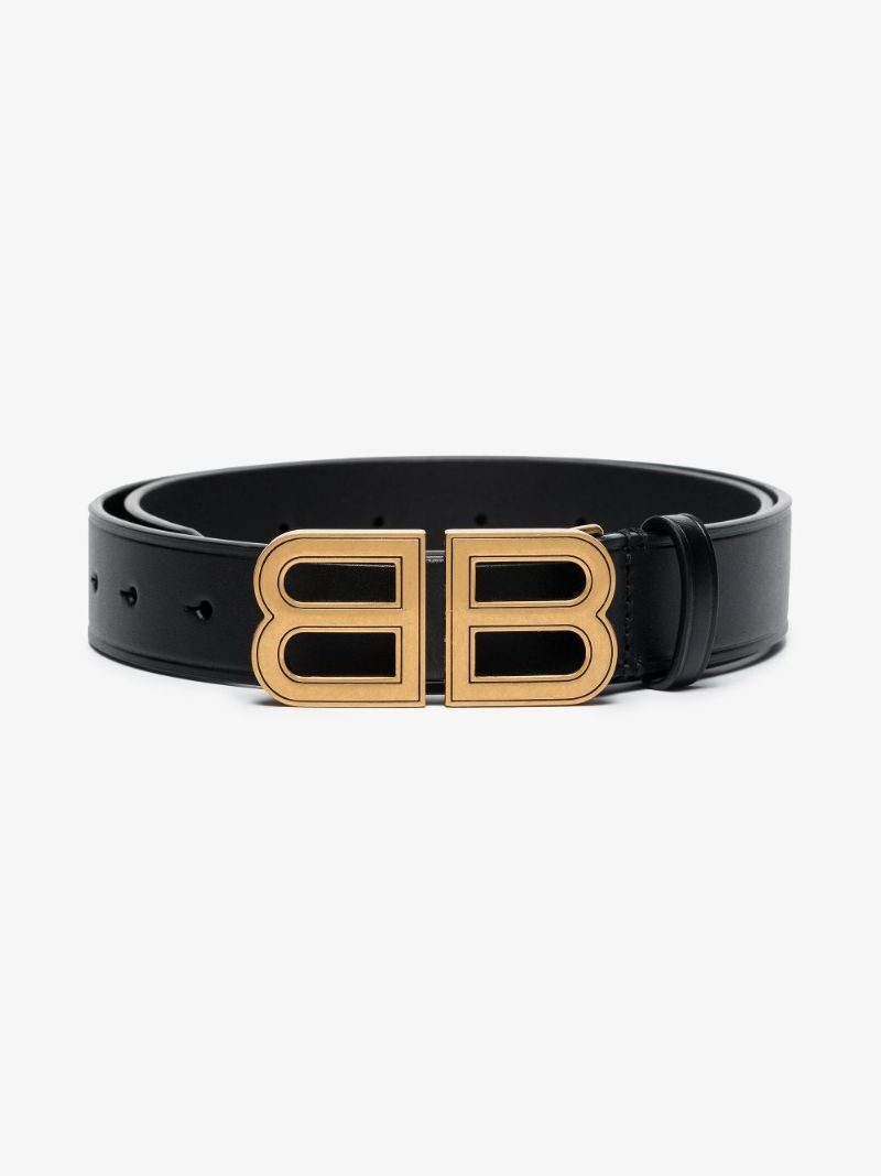 Black Bb Leather Belt