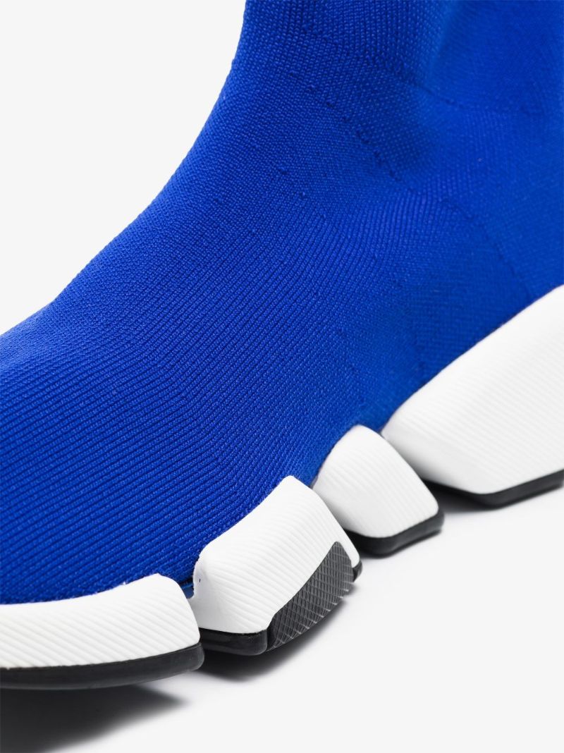 Blue Speed 2.0 High Top Sneakers
