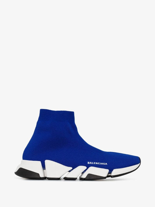 Blue Speed 2.0 High Top Sneakers