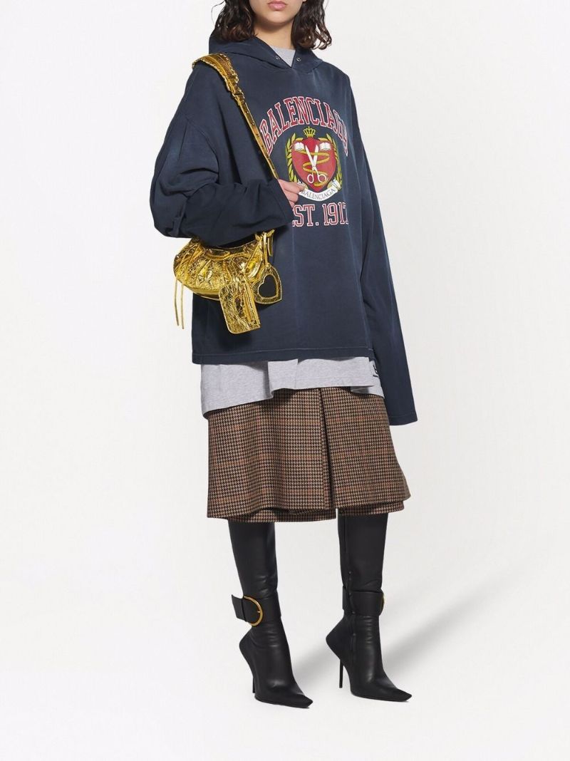 Gold Le Cagole Xs Shoulder Bag