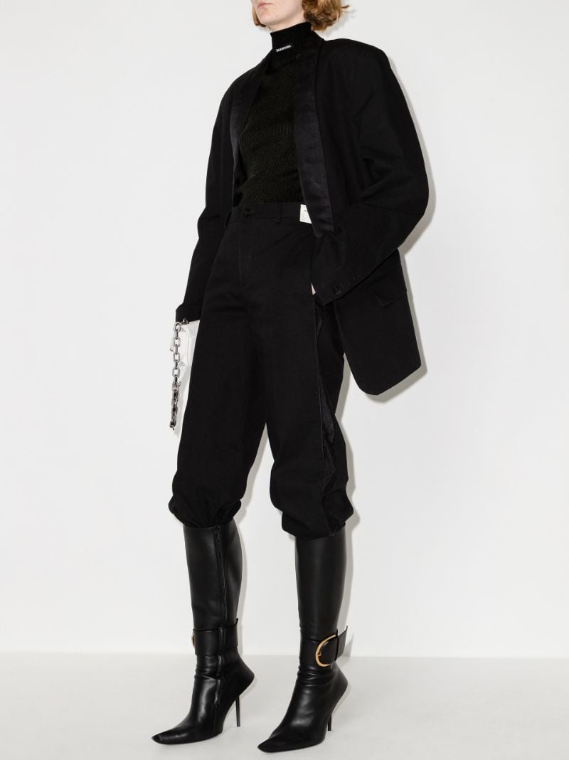Turtleneck Rib Knit Top