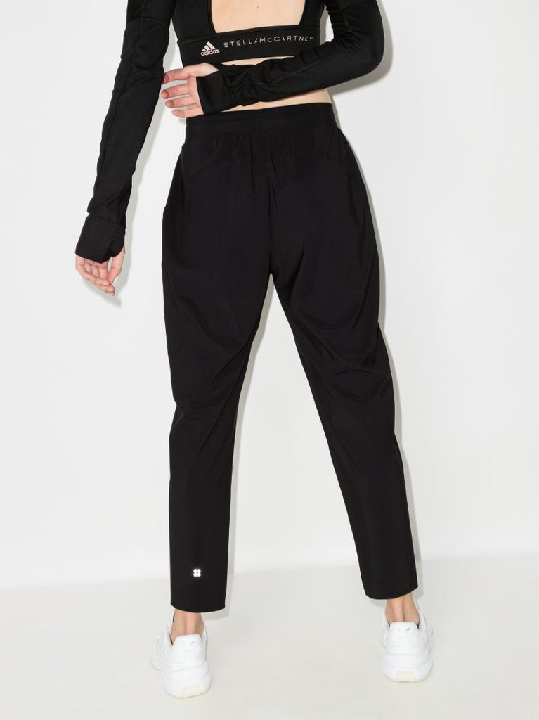 Black Explorer Tapered Track Pants