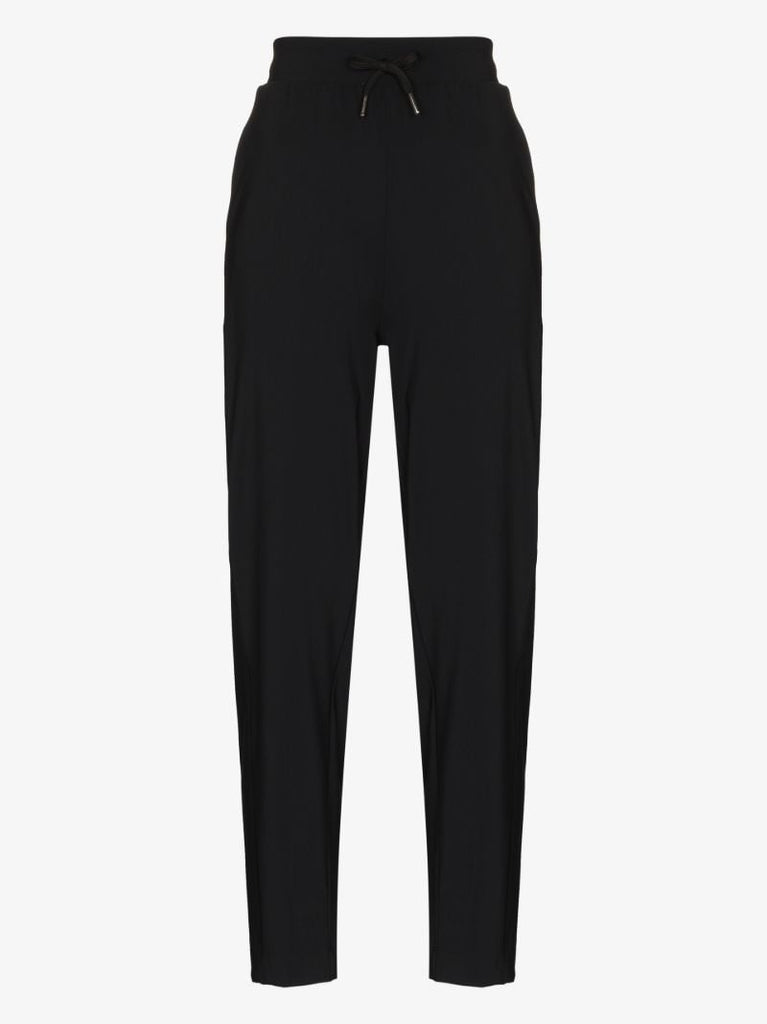 Black Explorer Tapered Track Pants
