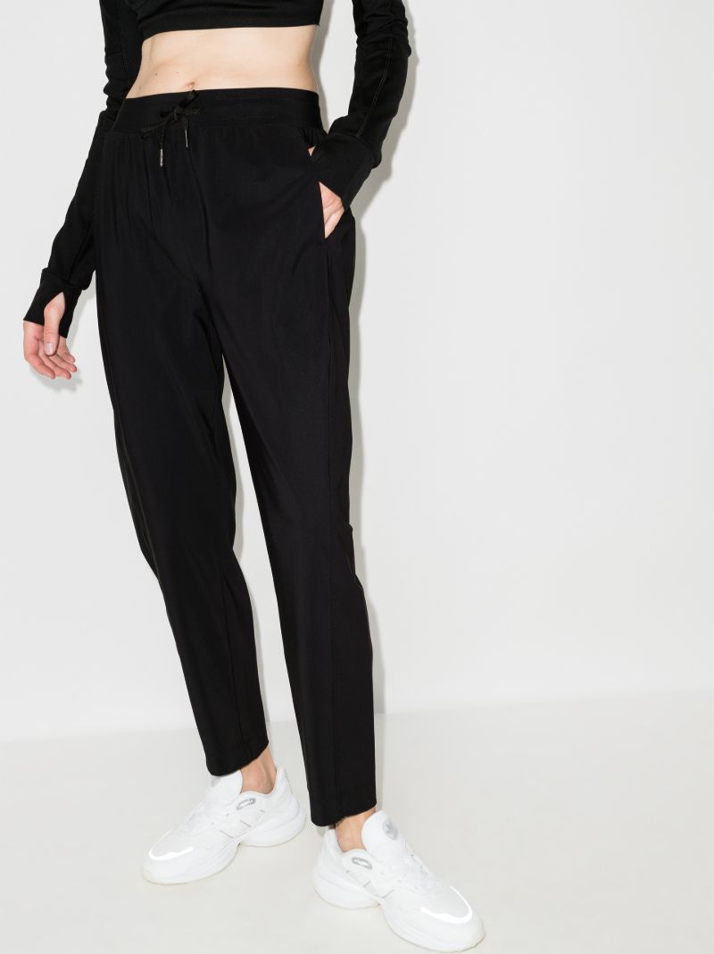 Black Explorer Tapered Track Pants