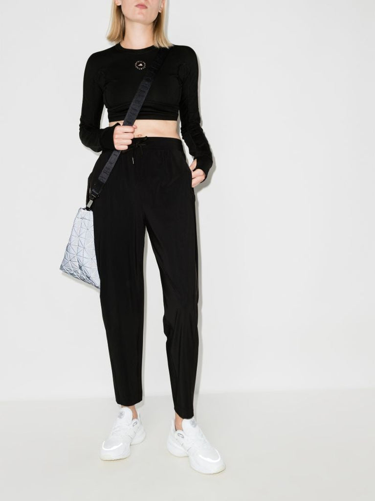 Black Explorer Tapered Track Pants