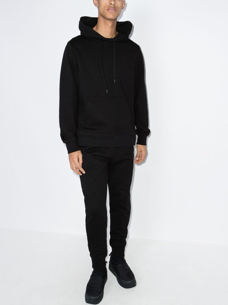 Black Huron Cotton Hoodie