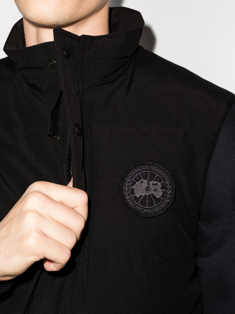 Black Garson Quilted Gilet
