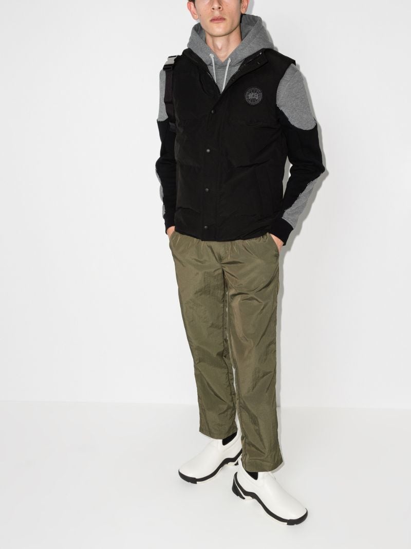 Black Garson Quilted Gilet