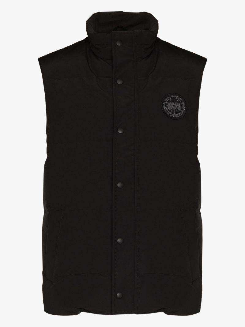 Black Garson Quilted Gilet