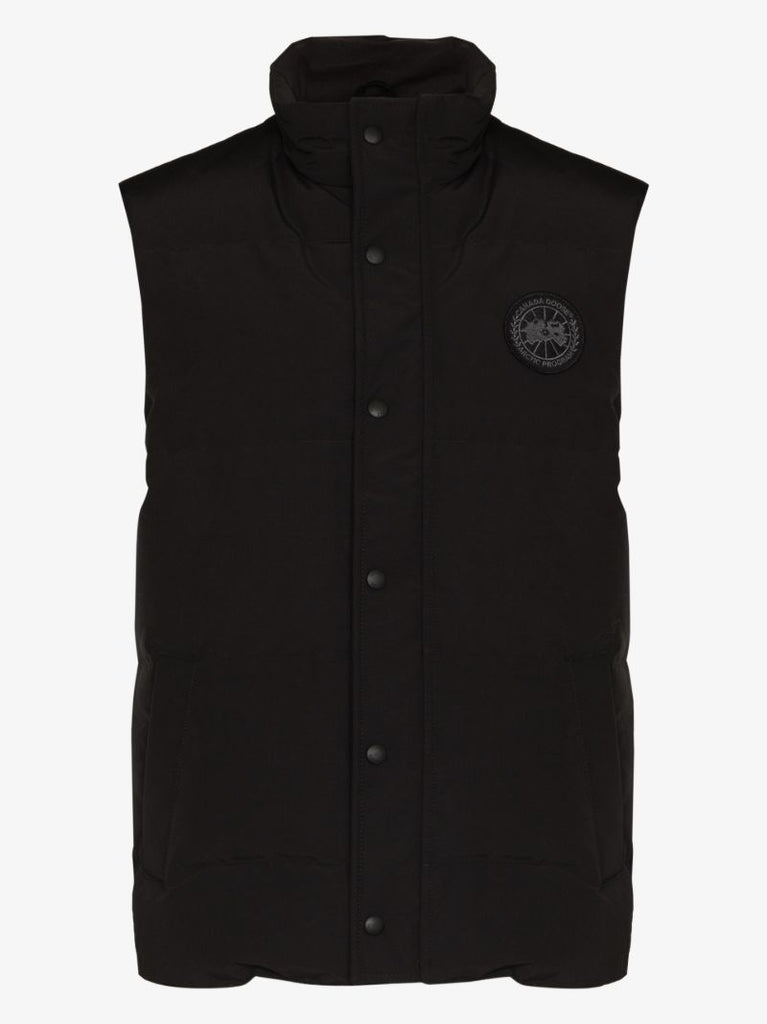 Black Garson Quilted Gilet