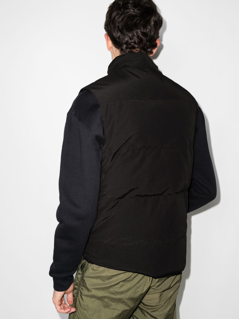 Black Garson Quilted Gilet