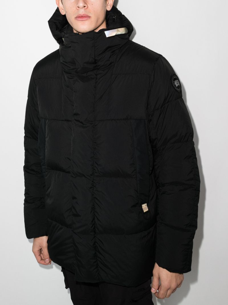 Black Osborne Padded Parka Coat