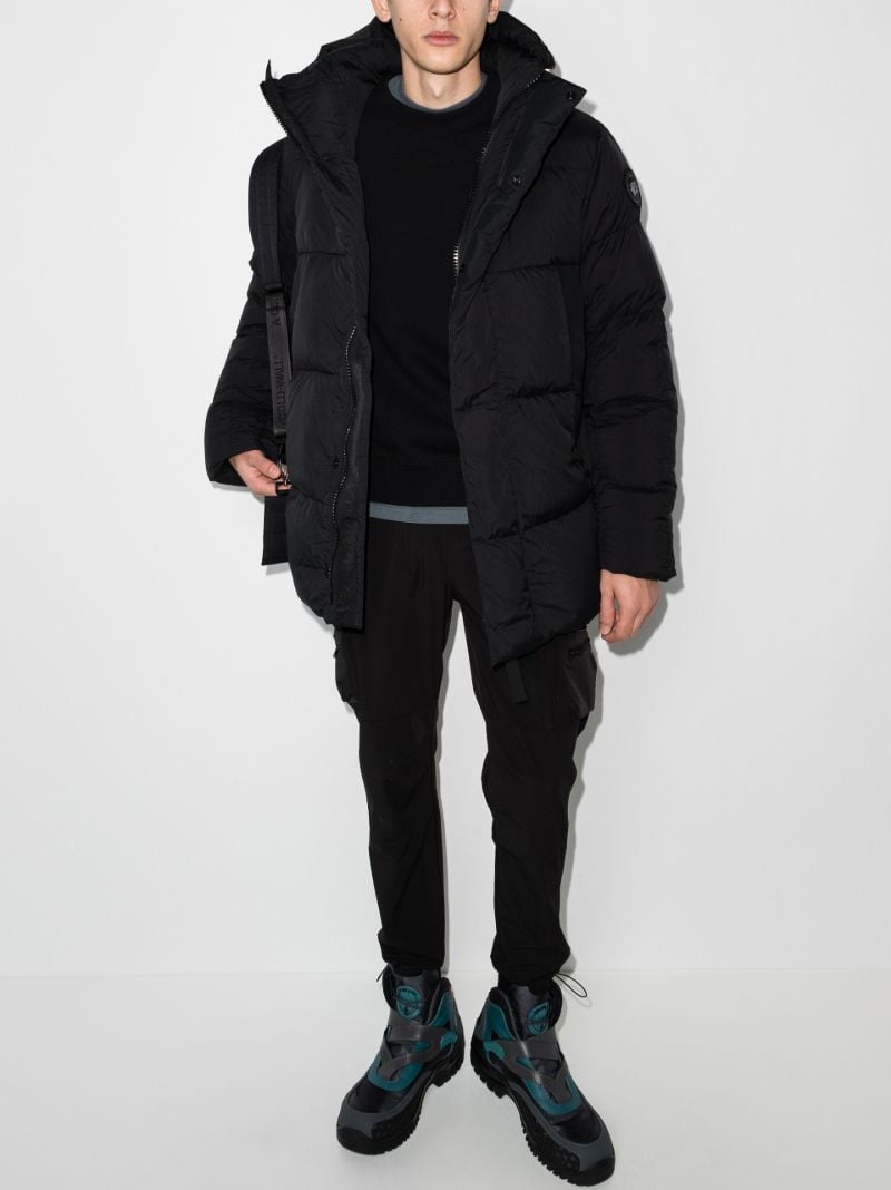 Black Osborne Padded Parka Coat