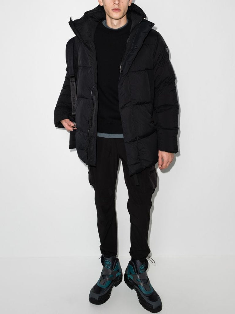 Black Osborne Padded Parka Coat