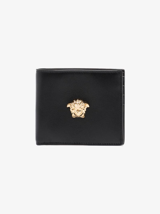 Black Medusa Leather Wallet