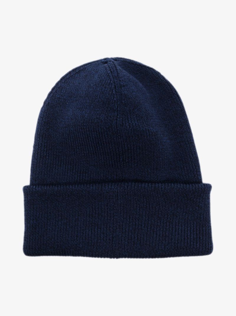 Blue Logo-appliquÃ_x0083_Â© Wool Beanie Hat