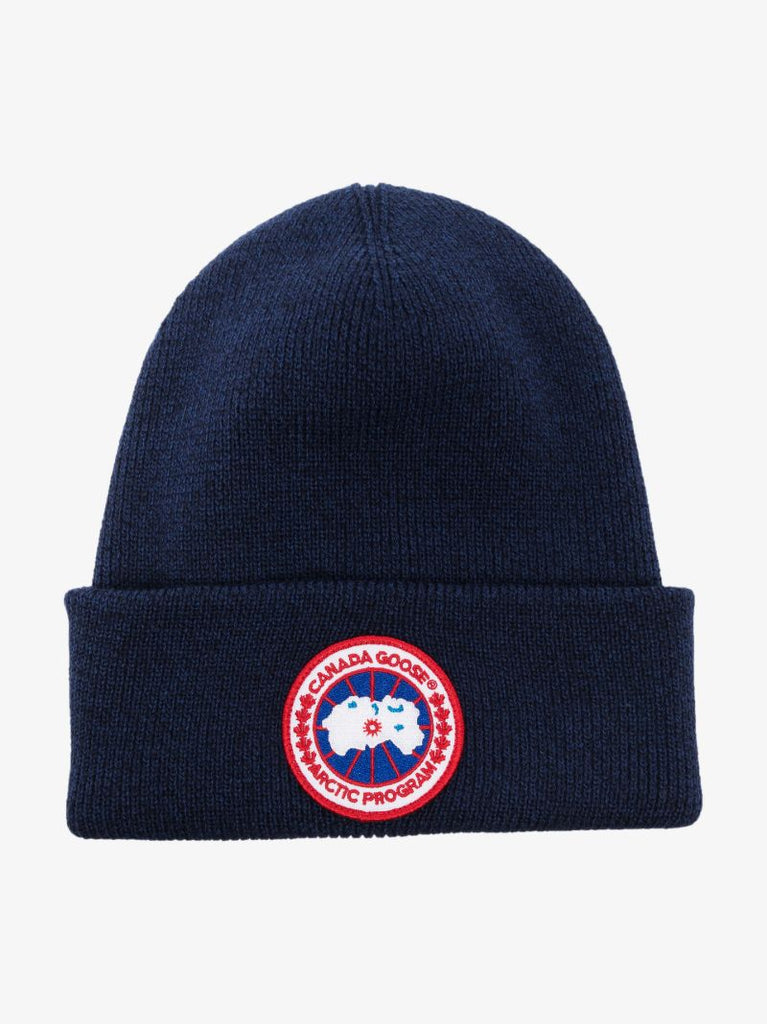Blue Logo-appliquÃ_x0083_Â© Wool Beanie Hat