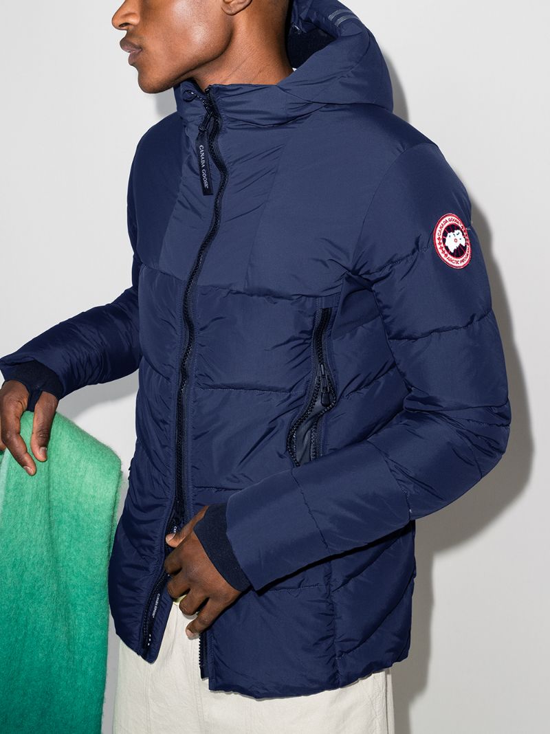 Blue HybridgeÃ_x0082_Â® Hooded Quilted Coat