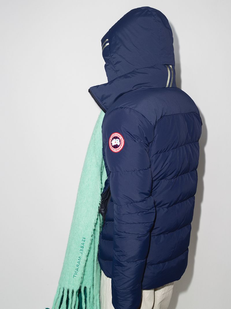 Blue HybridgeÃ_x0082_Â® Hooded Quilted Coat