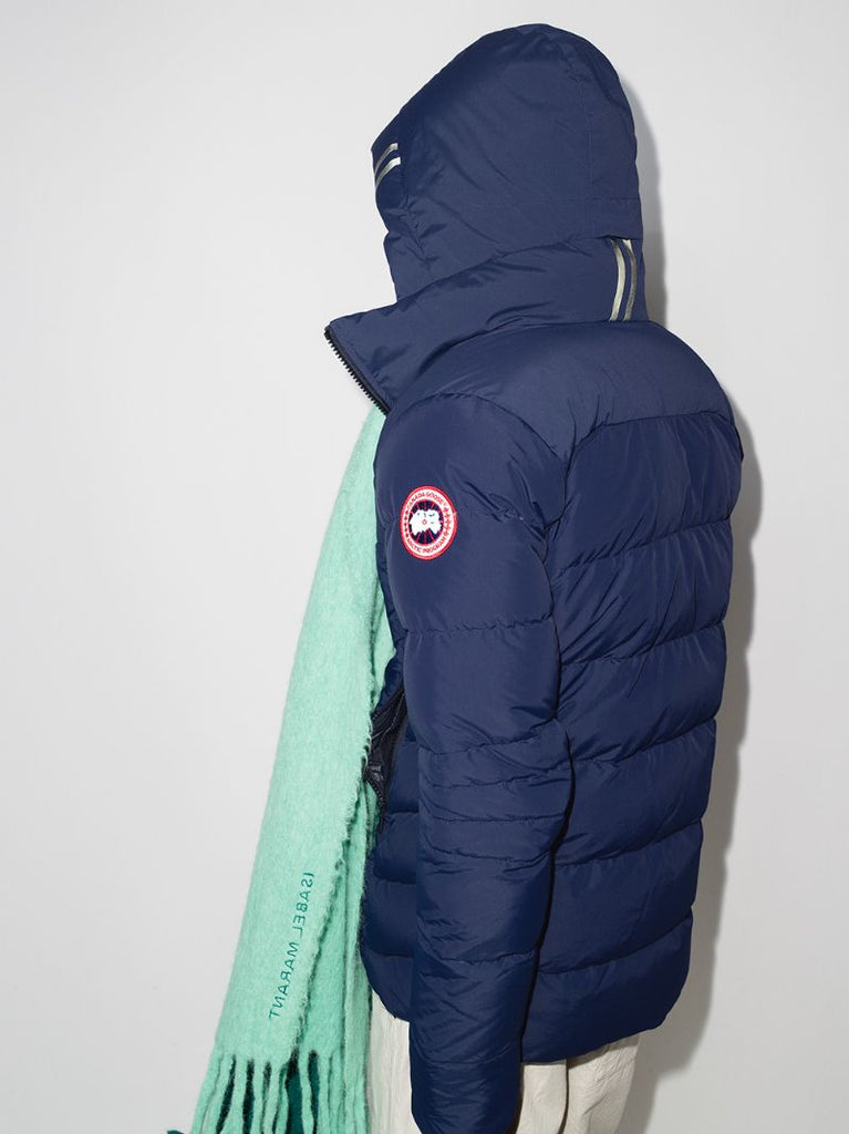 Blue HybridgeÃ_x0082_Â® Hooded Quilted Coat