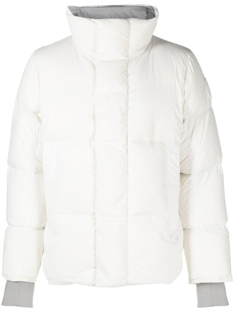 White Everett Quilted Jacket