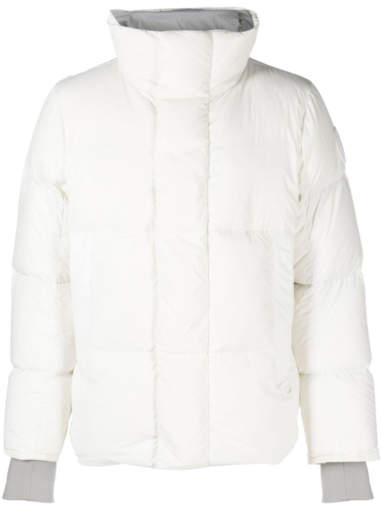 White Everett Quilted Jacket