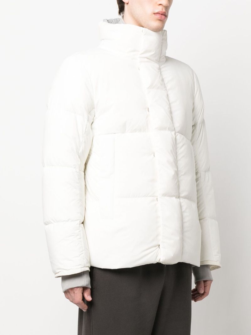 White Everett Quilted Jacket