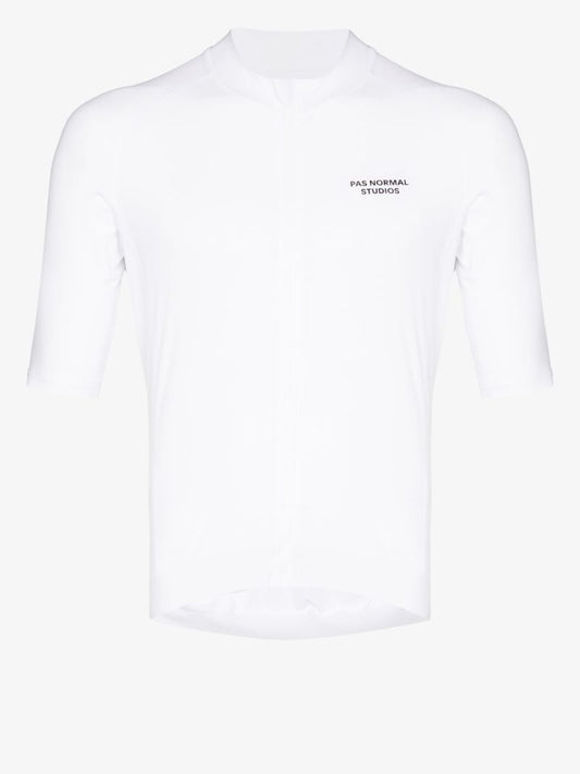 White Essential Cycling Jersey Top