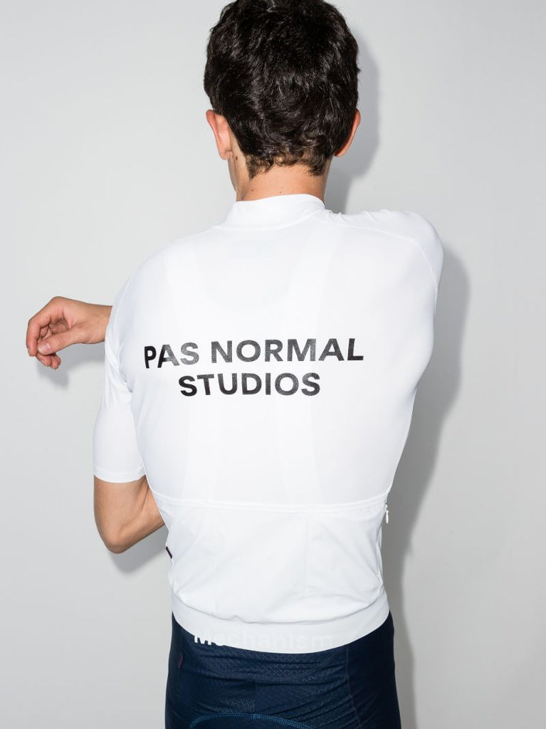 White Essential Cycling Jersey Top