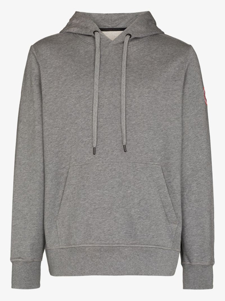 Grey Huron Cotton Hoodie