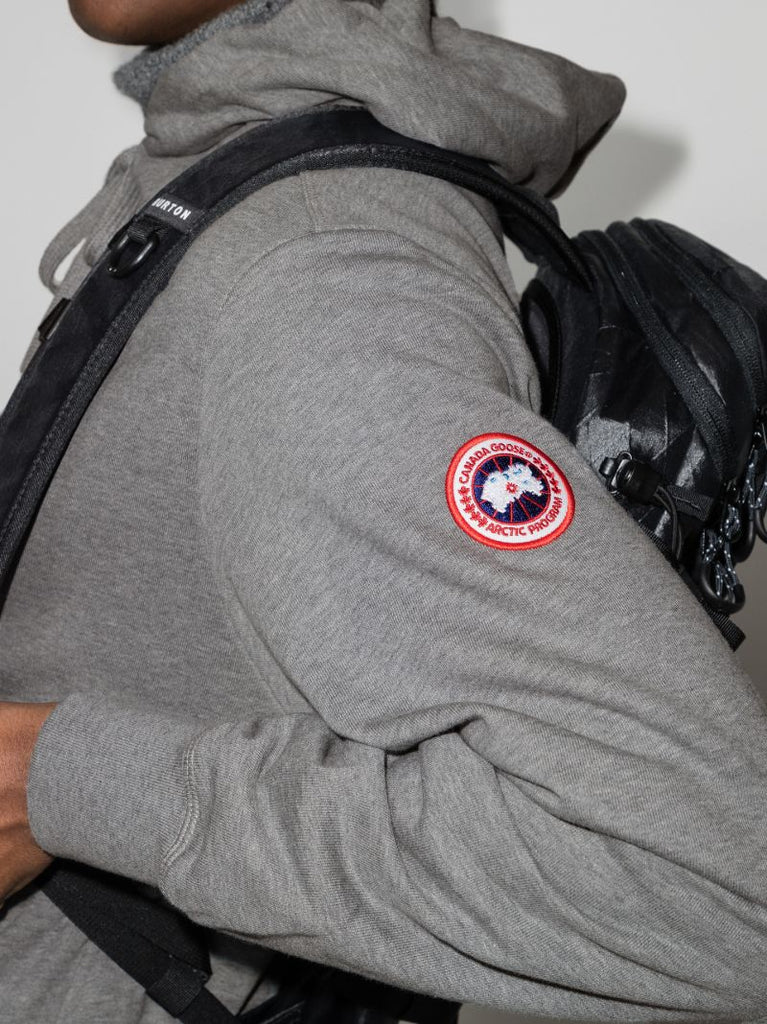 Grey Huron Cotton Hoodie