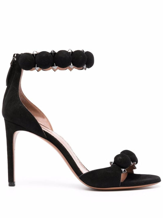 Black Bombe 90 Suede Sandals