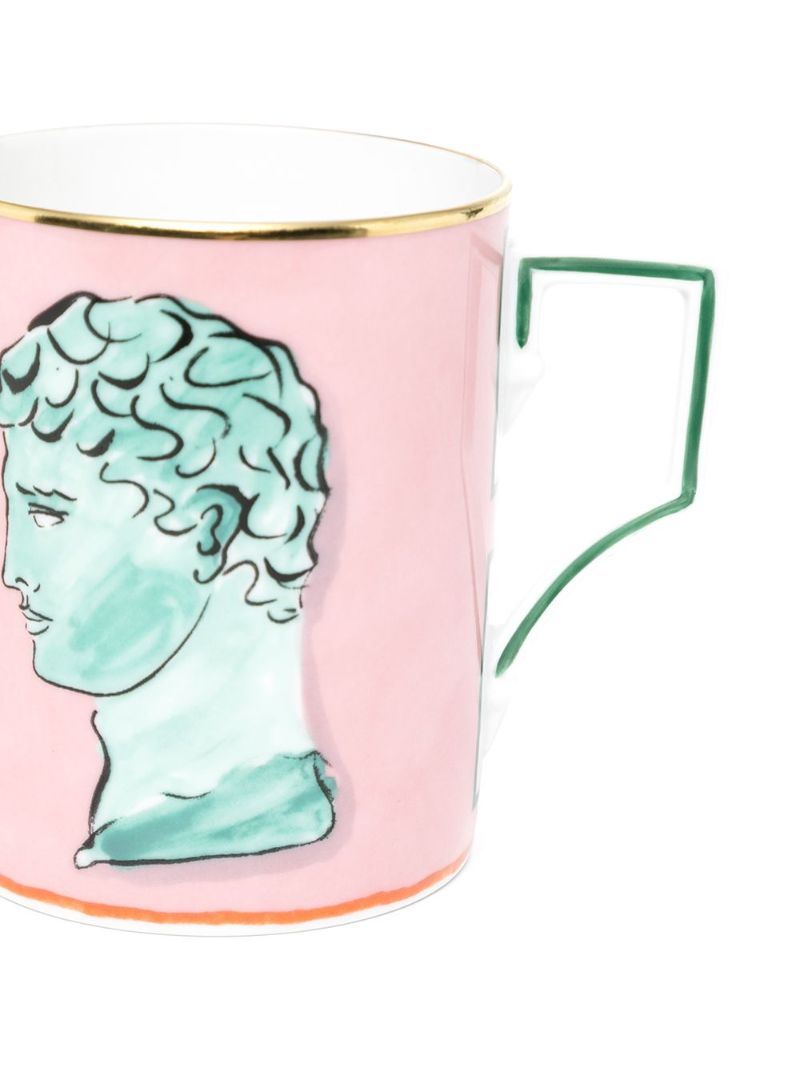 X Luke Edward Hall Pink Il Viaggio Di Nettuno Porcelain Mug