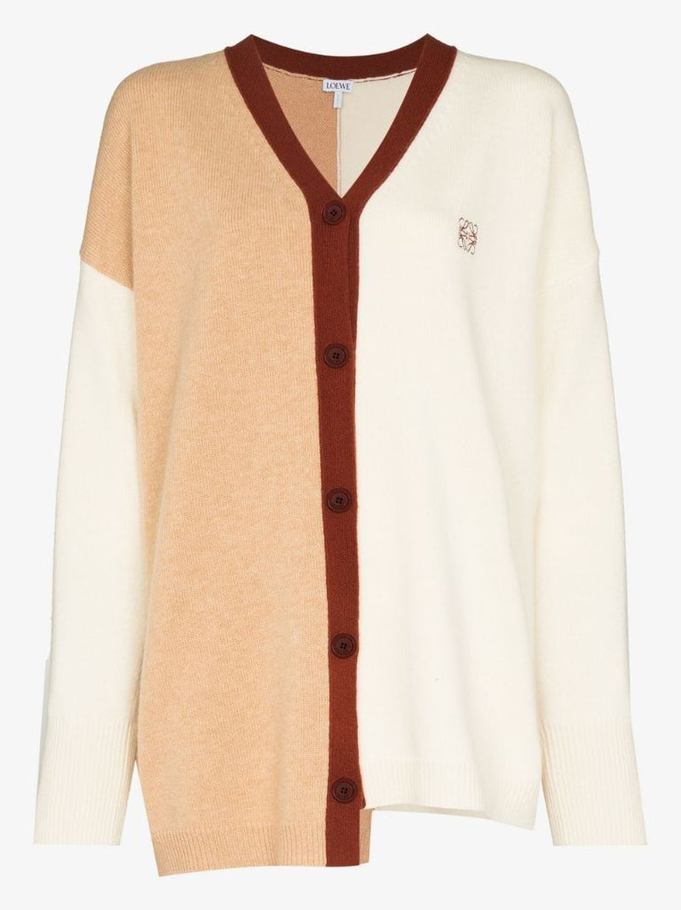 Anagram Asymmetric Wool Cardigan
