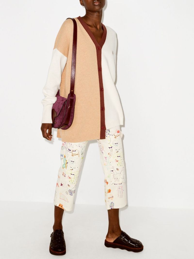 Anagram Asymmetric Wool Cardigan