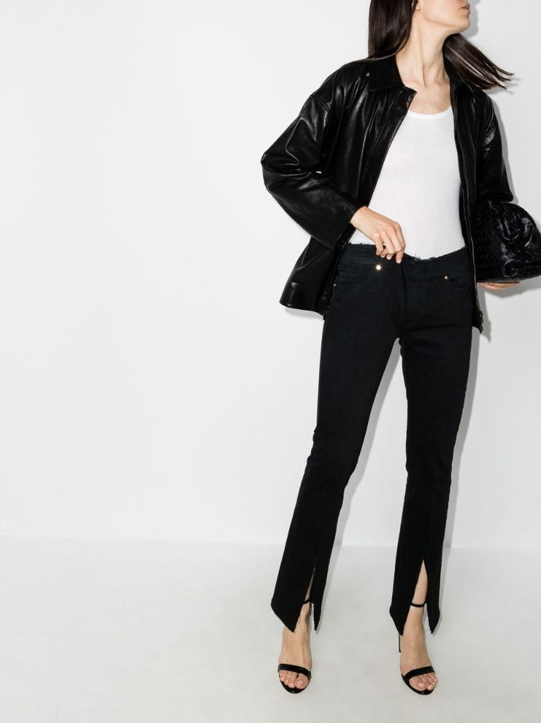 Le Cut Off Flared Jeans