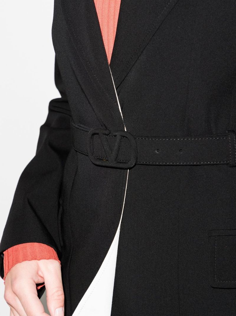 Belted Wool Blazer