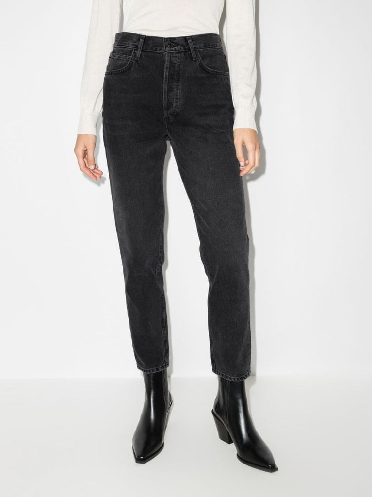 Fen High Waist Tapered Jeans